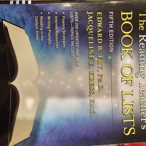 The Reading Teacher's Book of Lists - Fifth Edition